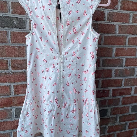 NWT Free People Dresses Free People Beasley Mini Dress, In Ivory Combo XS Floral - Picture 4 of 8